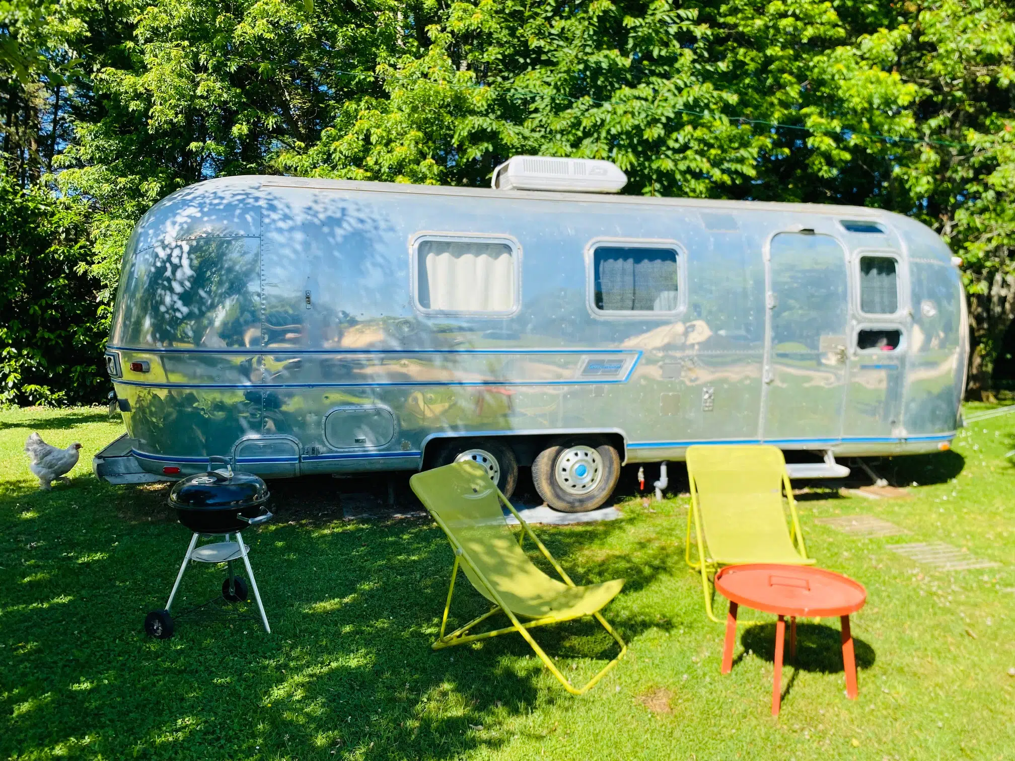 L'Airstream du Domaine de Suzel, caravane à Vignieu