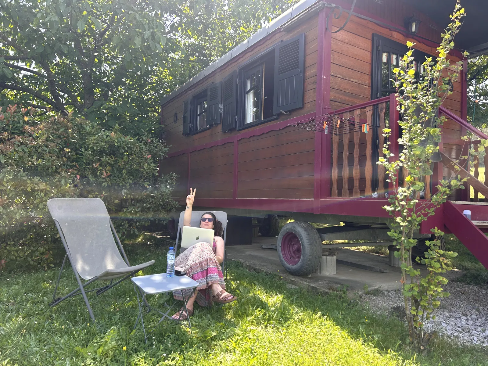 La caravane bohème du Petit Moras à Chomérac, photo 3