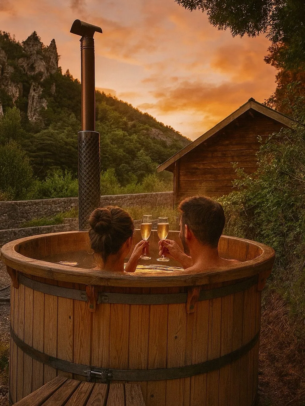 Chalet-Roulotte du Cians à Péone, photo 7