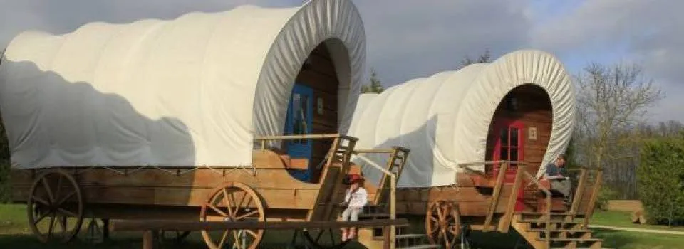 Chariots de pionnier des Etangs du Moulin à Cessières-Suzy, photo 2