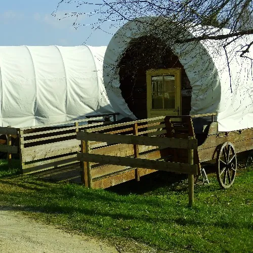 Chariots de pionnier des Etangs du Moulin à Cessières-Suzy, photo 5