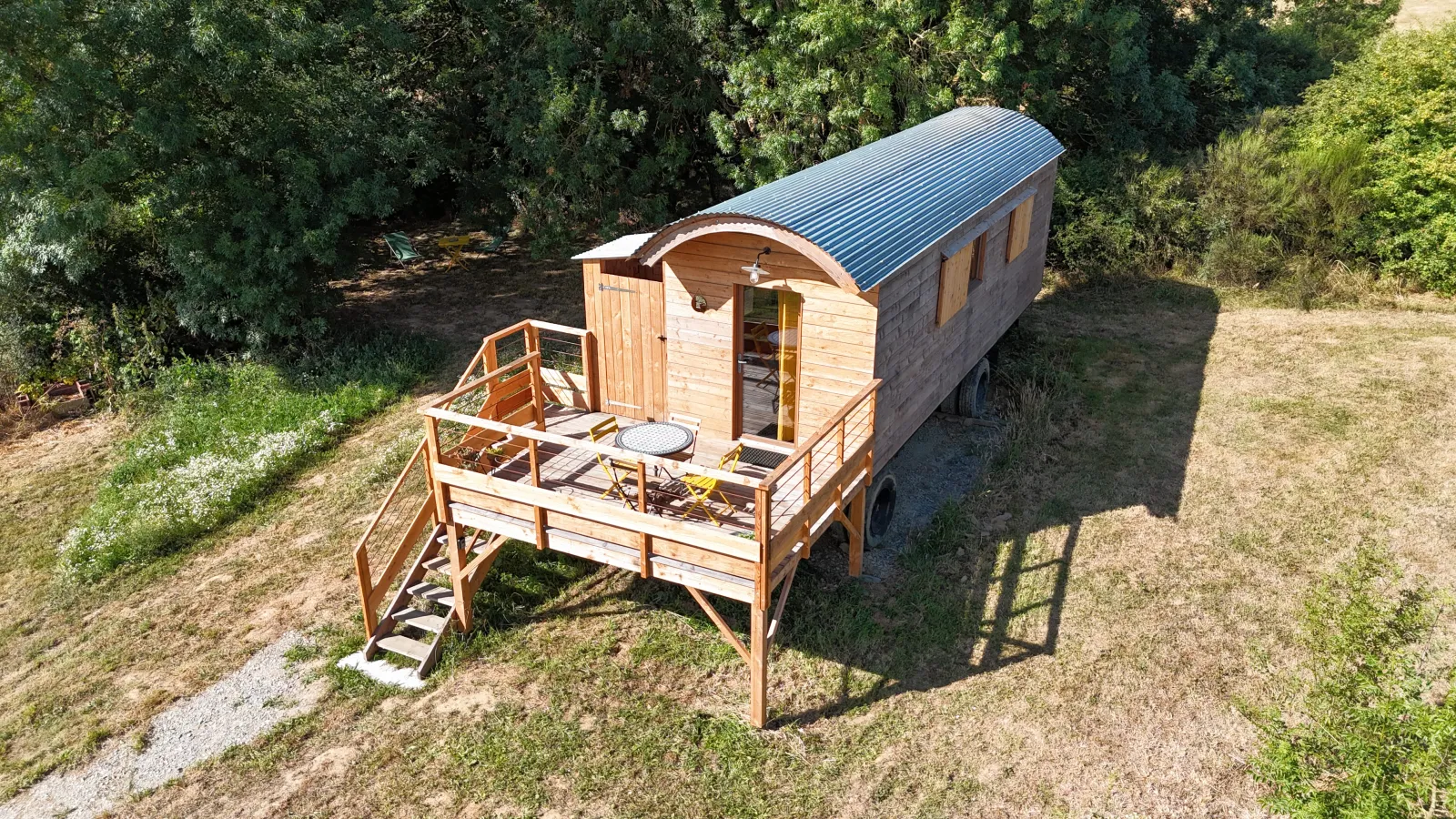 La grande roulotte de Pitoué, roulotte à Campbon