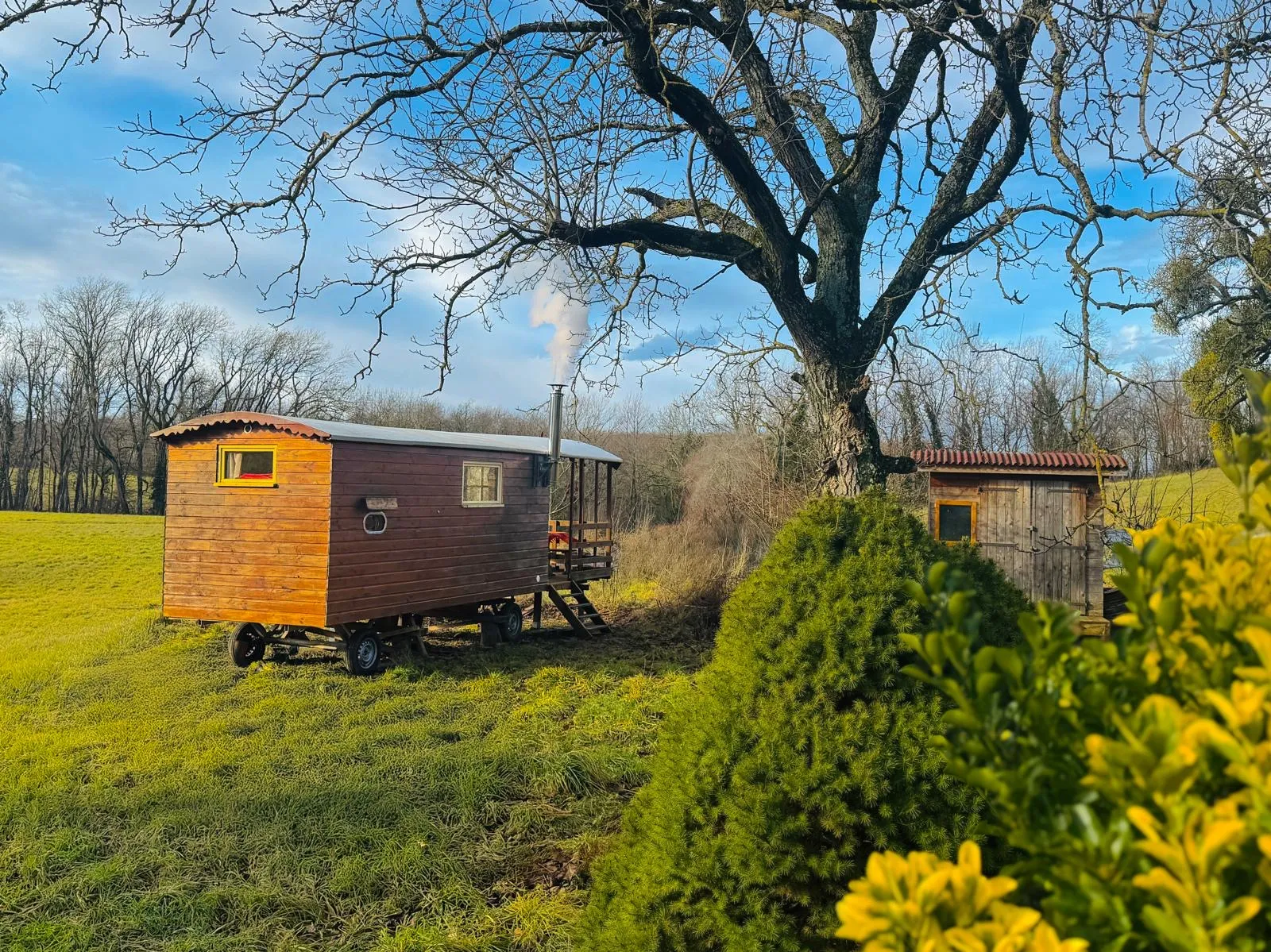 La petite roulotte de Vallin, roulotte gitane à Torchefelon