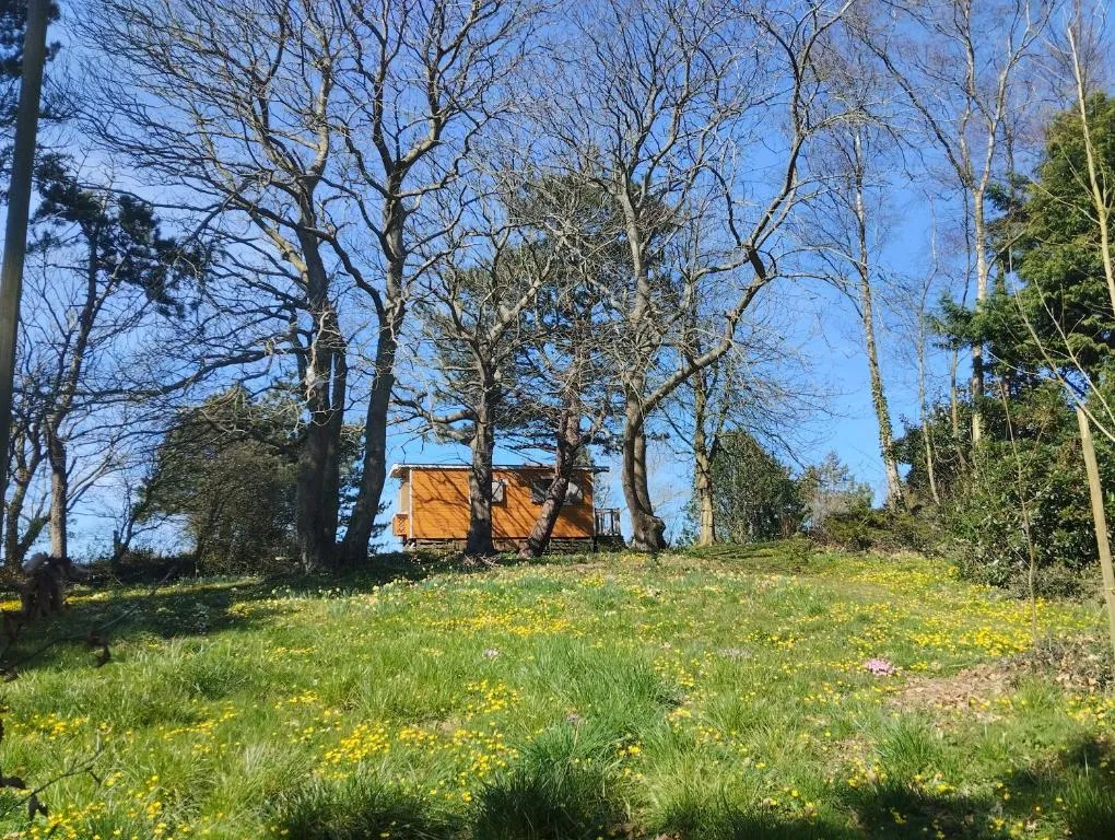 Roulotte avec vue sur la mer, roulotte à Saint-Jouin-Bruneval