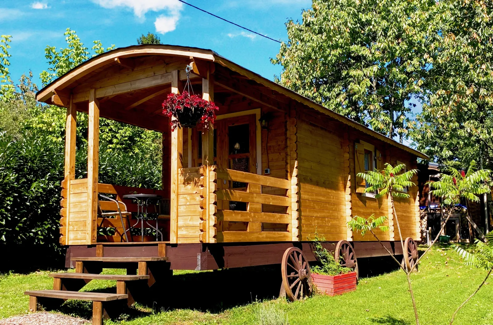 Roulotte Boho de Little Wood Lodges à Bailly-aux-Forges, photo 3