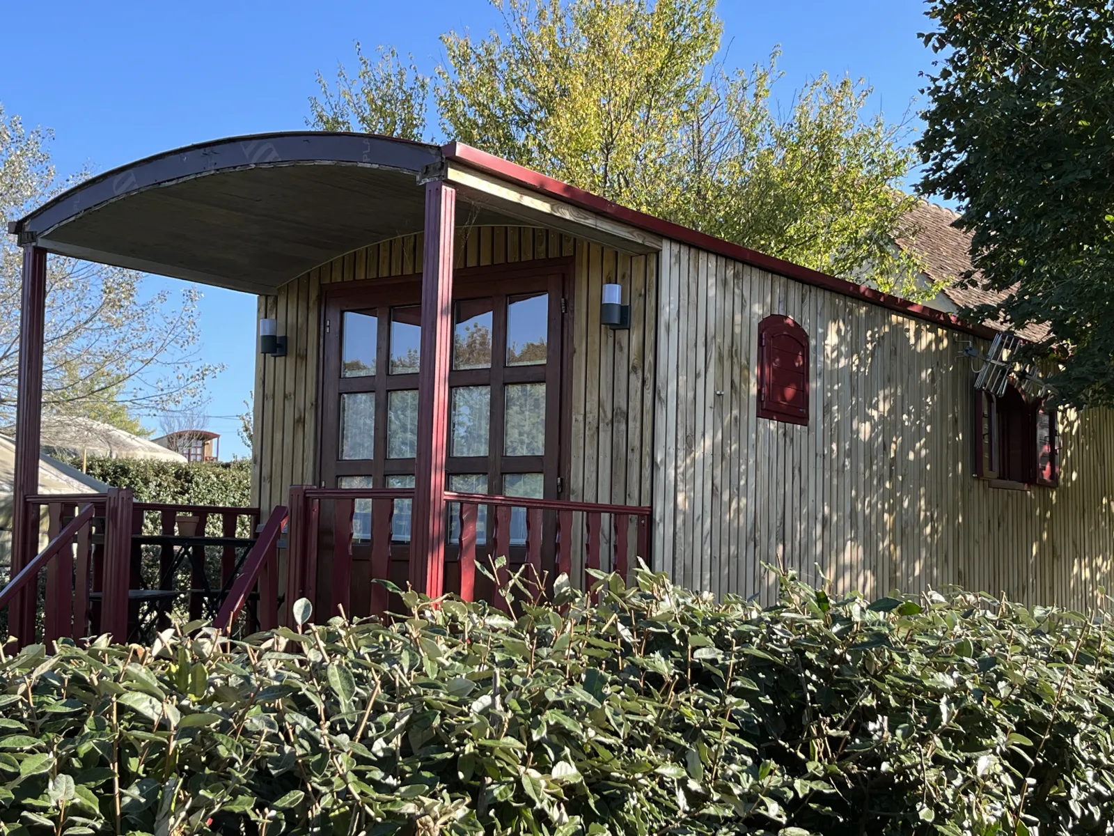Roulotte de la Buissonnière Lodges, roulotte à Chisseaux