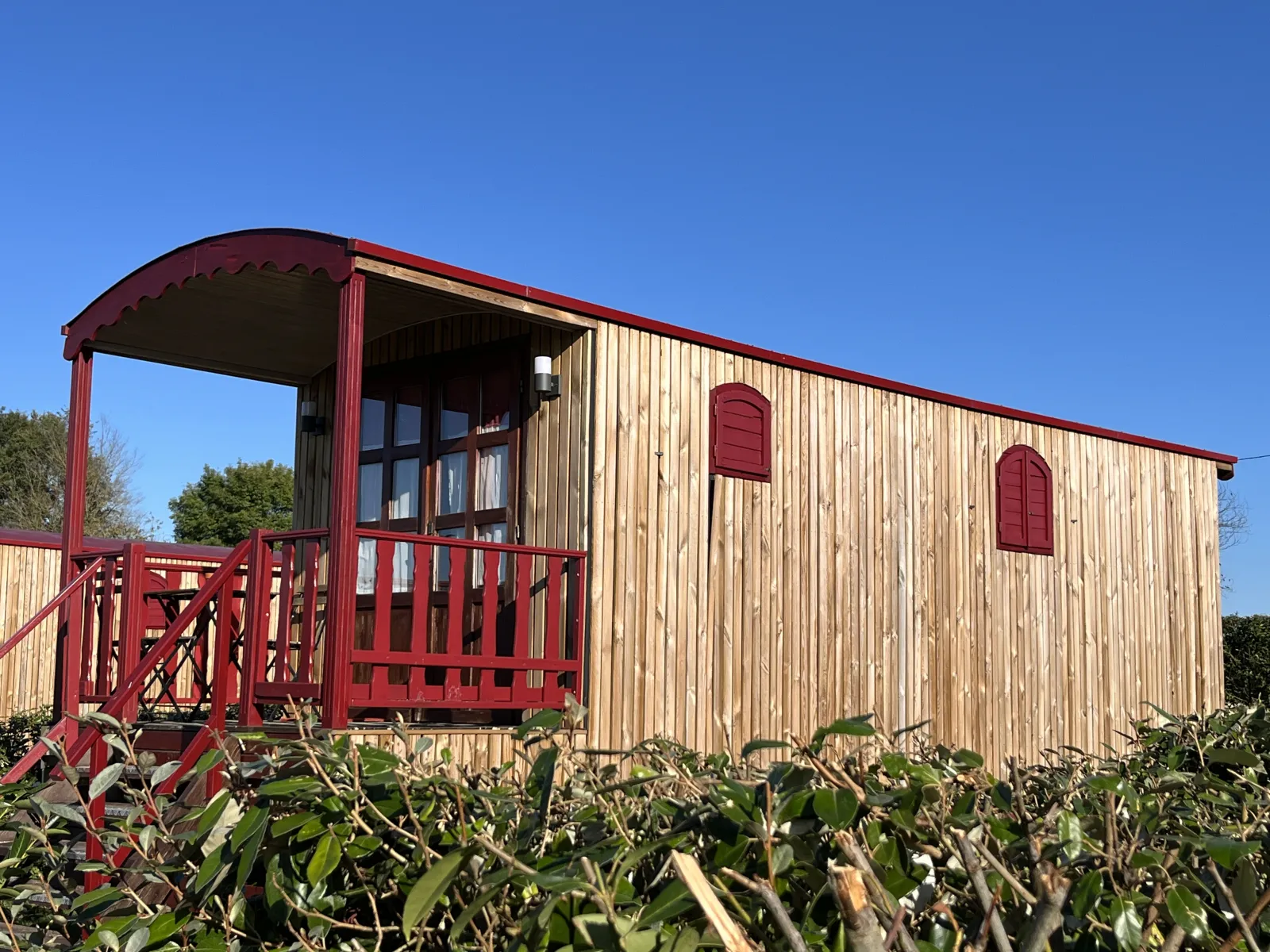 Roulotte de la Buissonnière Lodges à Chisseaux, photo 2