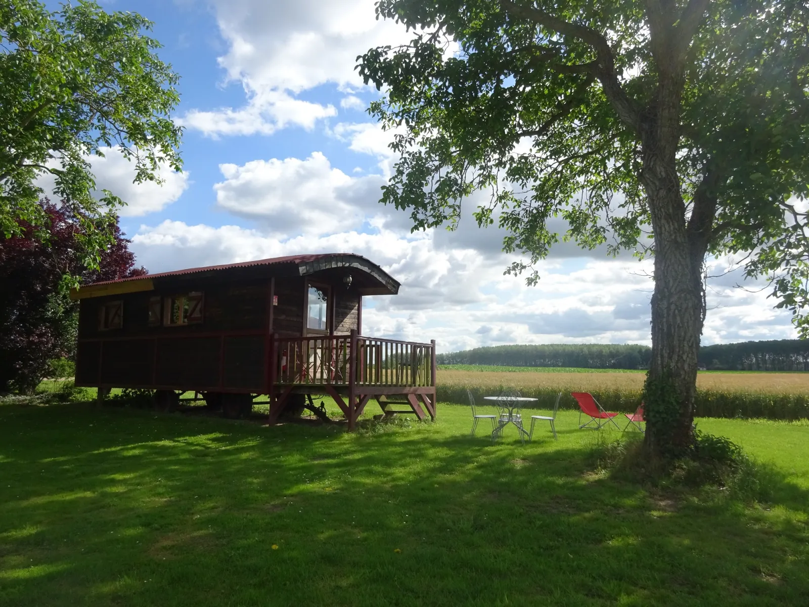 Roulotte de la Ferme de l'Isle, roulotte à Avaray