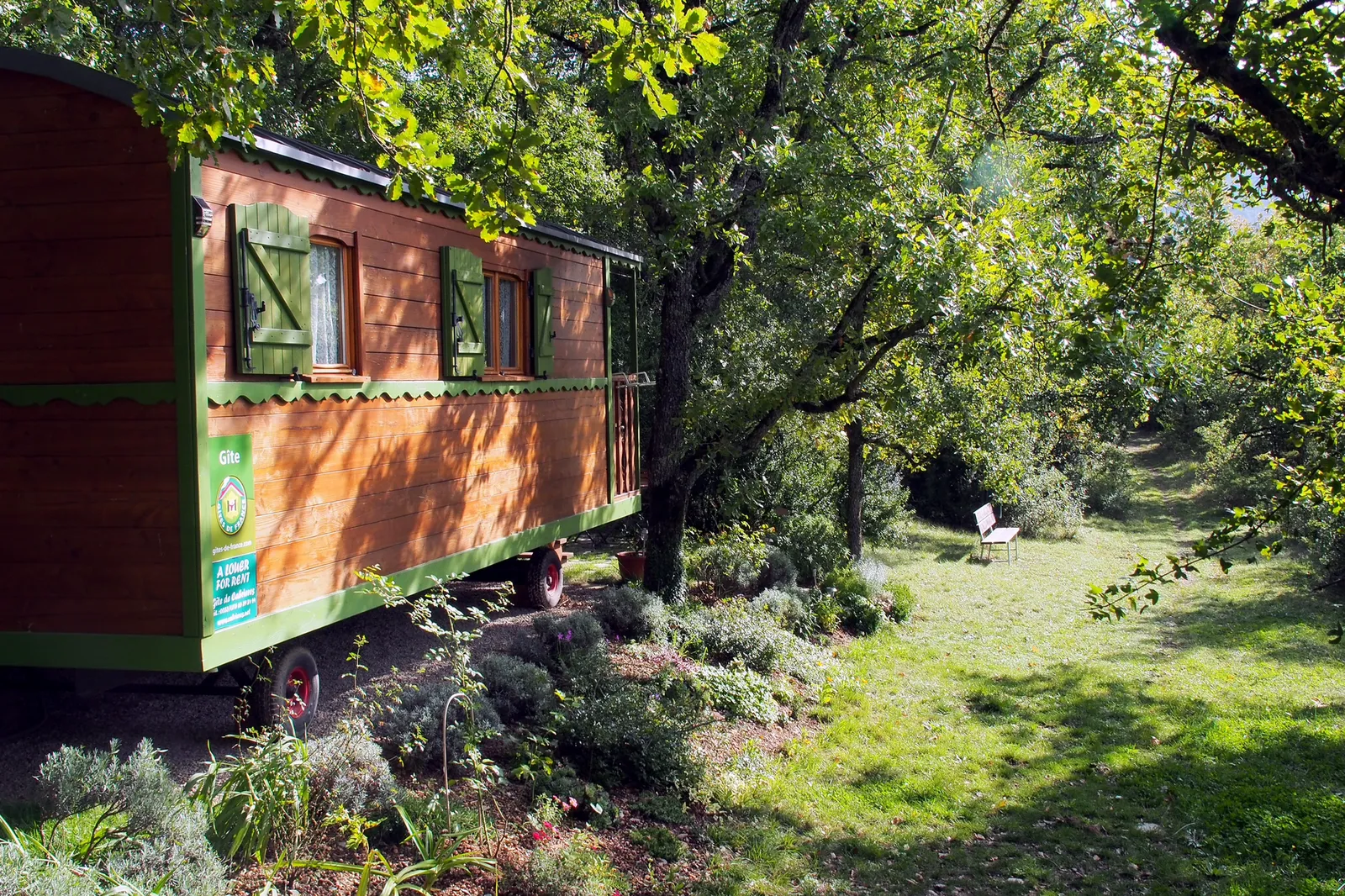 Roulotte Emma du Gîte de Cabrières à Compeyre, photo 2
