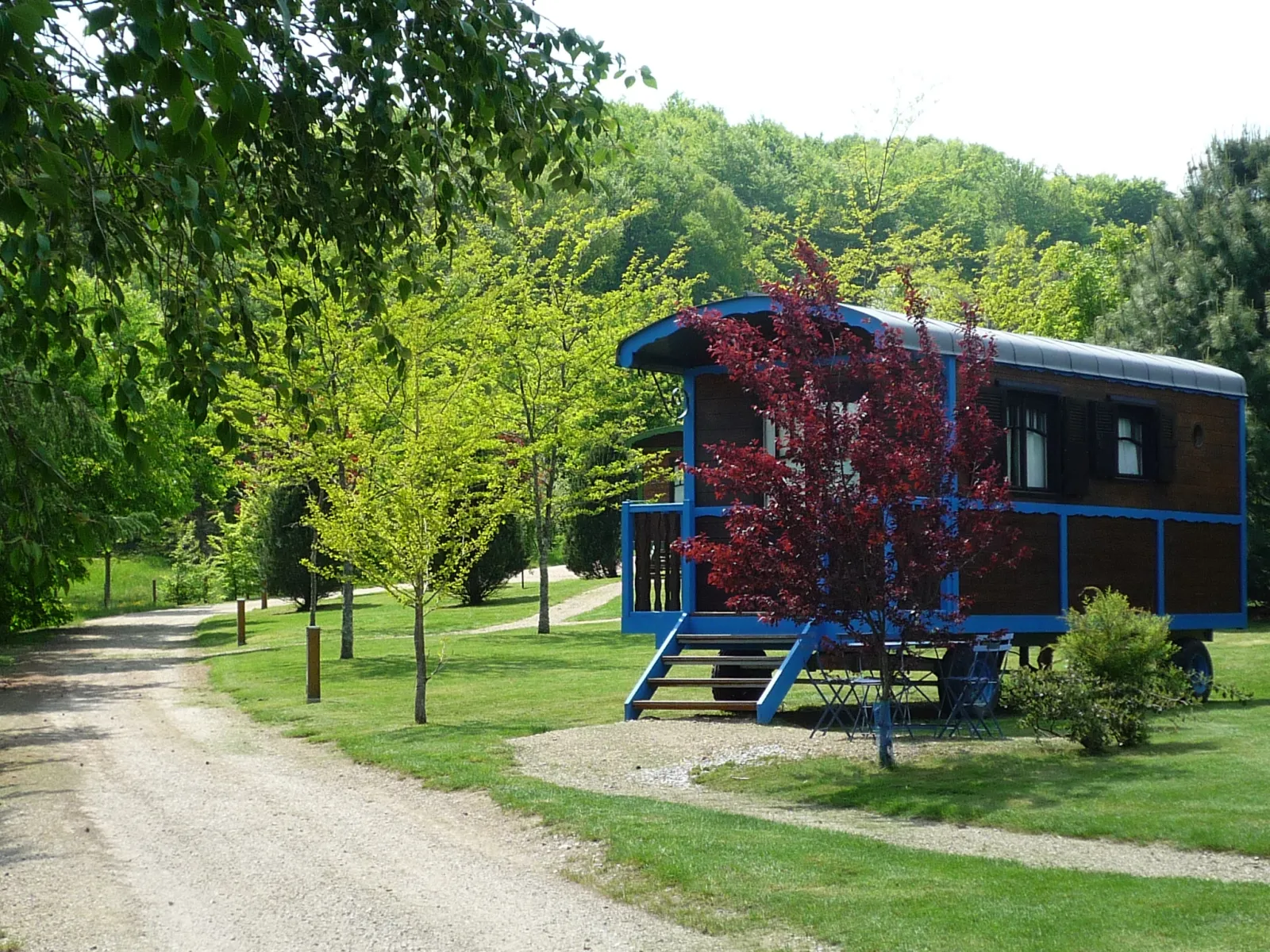 Roulotte familiale des Monédières, roulotte à Chamberet