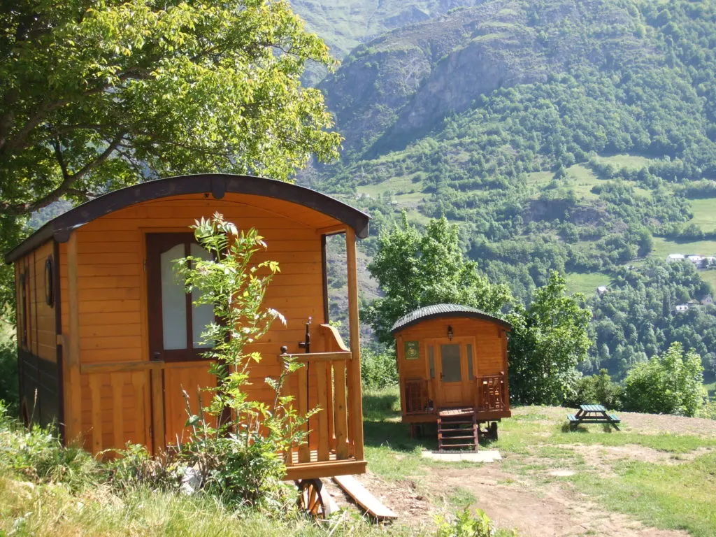 Roulotte Gentiane des Tilleuls, roulotte à Gavarnie-Gèdre