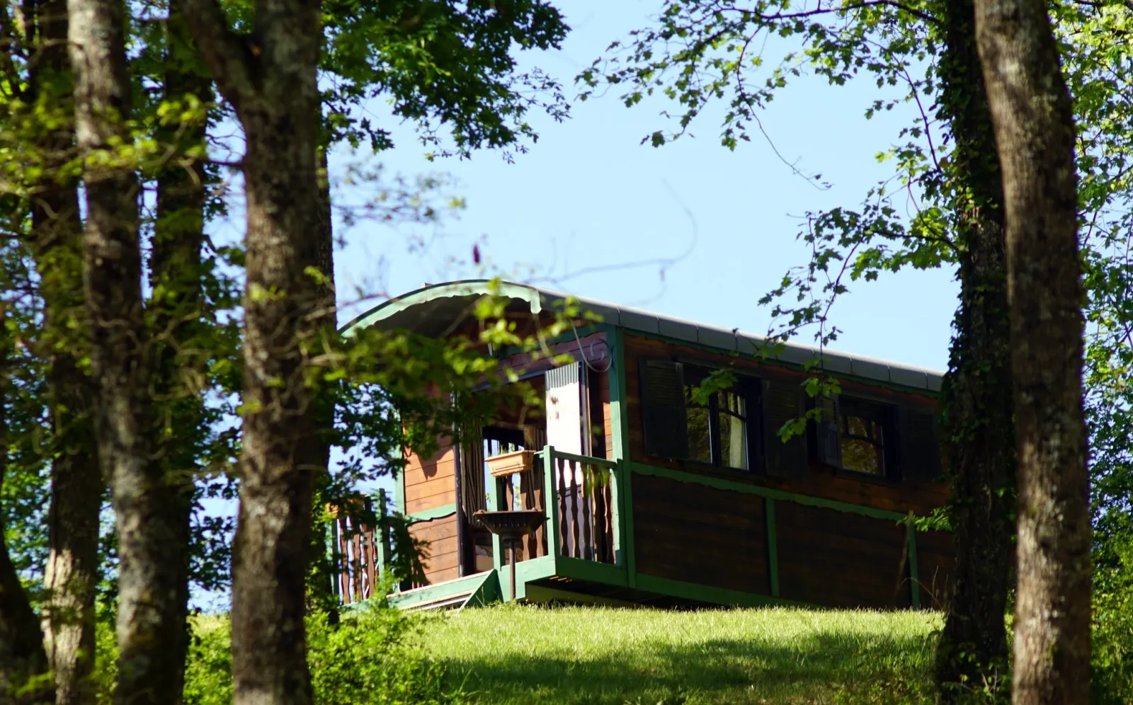 Roulotte Gîte Luxe d'Escapa, roulotte à Estipouy