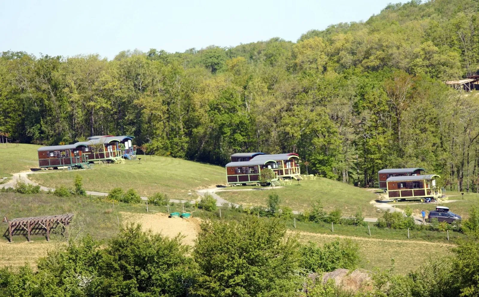 Roulotte Gîte Luxe d'Escapa à Estipouy, photo 6