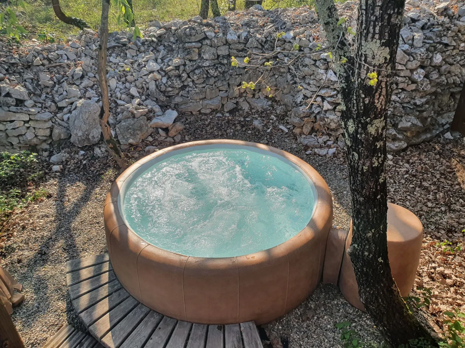 Roulotte Nuit d'Amour & Spa à Vogüé, photo 4