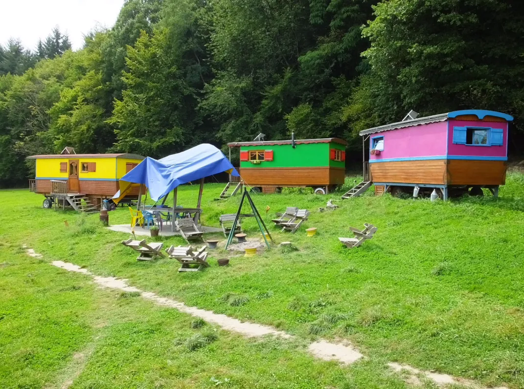 Roulottes à la ferme de Confracourt, roulotte à Confracourt