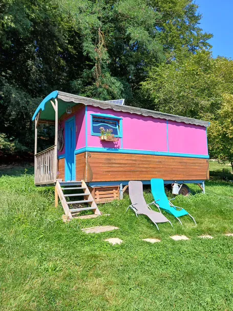 Roulottes à la ferme de Confracourt à Confracourt, photo 2