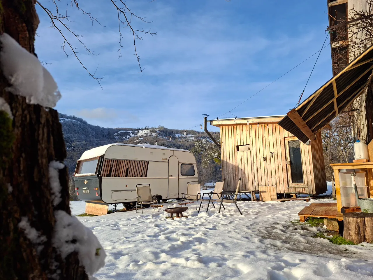 La Simone, caravane et sauna à Curienne, photo 2